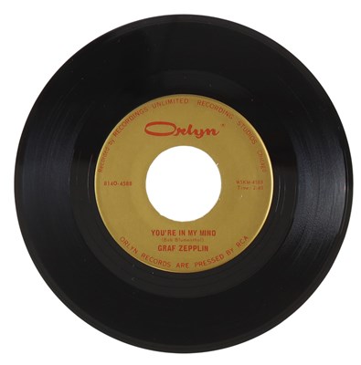 Lot 153 - GRAF ZEPPLIN – YOU'RE IN MY MIND US ORLYN 7” (8140-4588)