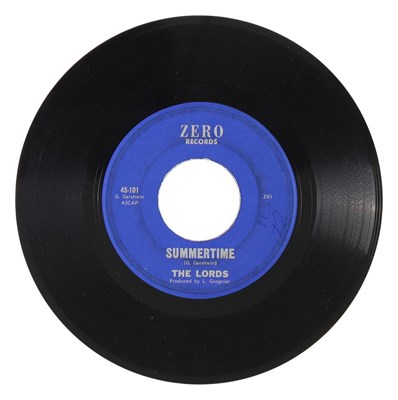 Lot 163 - THE LORDS – SUMMERTIME US ZERO RECORDS 7” (45-101 / 45-102)