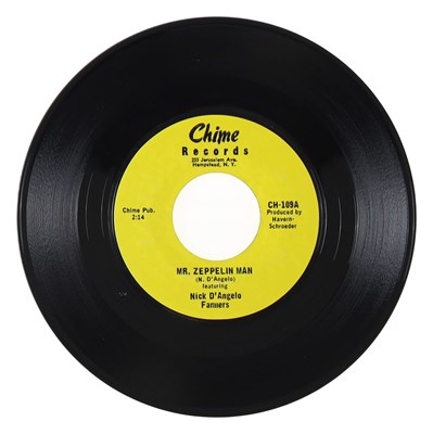 Lot 188 - NICK D'ANGELO FARMERS – MR. ZEPPELIN MAN US CHIME RECORDS 7” (CH-109)