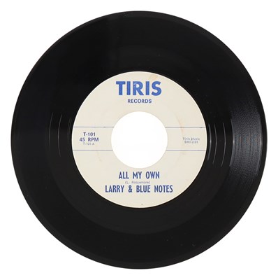 Lot 227 - LARRY & BLUE NOTES – ALL MY OWN US TIRIS RECORDS 7” (T-101)