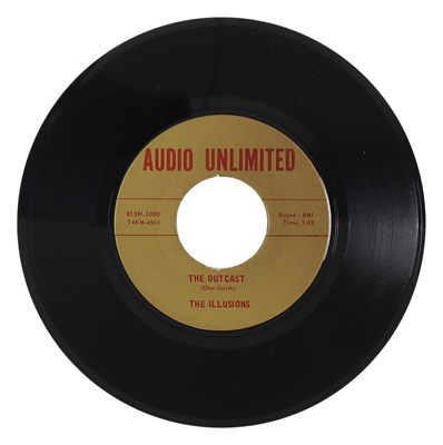 Lot 236 - THE ILLUSIONS – THE OUTCAST US AUDIO UNLIMITED 7” (815N-1000)