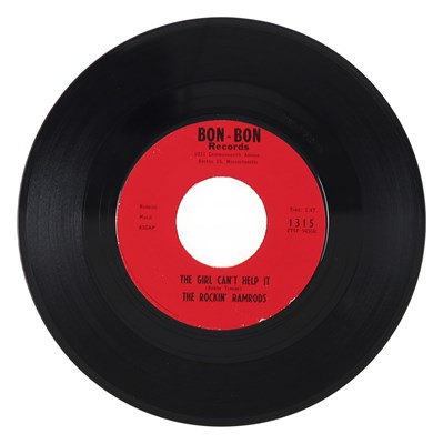 Lot 238 - THE ROCKIN' RAMRODS – THE GIRL CAN'T HELP IT US BON-BON RECORDS 7” (1315)