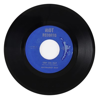 Lot 246 - HAYMARKET RIOT – TRIP ON OUT US RIOT RECORDS 7” (R-45-101)