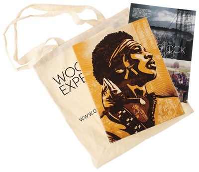 Lot 89 - GENESIS PUBLICATIONS - 'WOODSTOCK EXPERIENCE' SIGNED BY ARLO GUTHRIE / MICHAEL LANG.