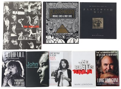 Lot 90 - SIGNED MUSIC BOOKS INC THE MARIANNE FAITHFULL / DAVID CROSBY / MICK FLEETWOOD.