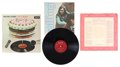 Lot 763 - THE ROLLING STONES - LET IT BLEED LP (ORIGINAL UK MONO W/ POSTER - DECCA LK 5025)