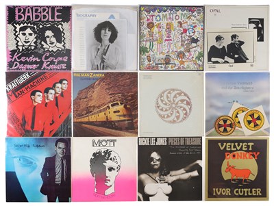 Lot 886 - ROCK INDIE WAVE LPS - PATTI SMITH, KRAFTWERK, TOM TOM CLUB, GRACE JONES + SIGNED COPIES