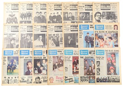 Lot 91 - RECORD MIRROR MAGAZINE - 1963/64 COLLECTION.