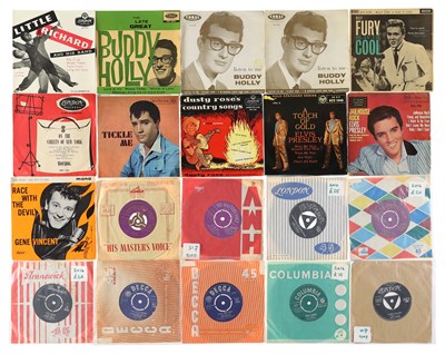 Lot 888 - 50'S 60'S ROCK & ROLL, POP, JAZZ UK PICTURE SLEEVES - LITTLE RICHARD, ELVIS, BUDDY HOLLY