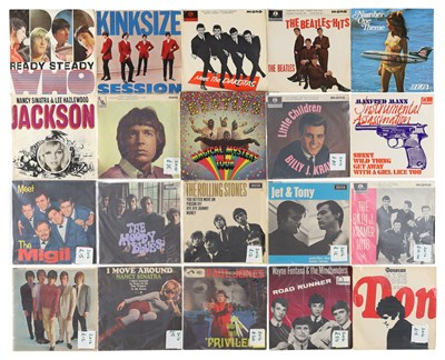 Lot 890 - 50'S 60'S UK BEAT, ROCK, SOUL, POP EPS - THE WHO, THE BEATLES, KINKS, MOODY BLUES + MORE