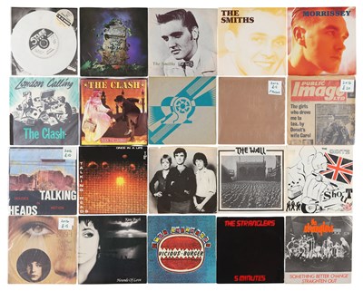 Lot 898 - PUNK NEW WAVE POP SYNTH 7"S - THE DAMNED, THE SMITHS, THE CLASH, NEW ORDER