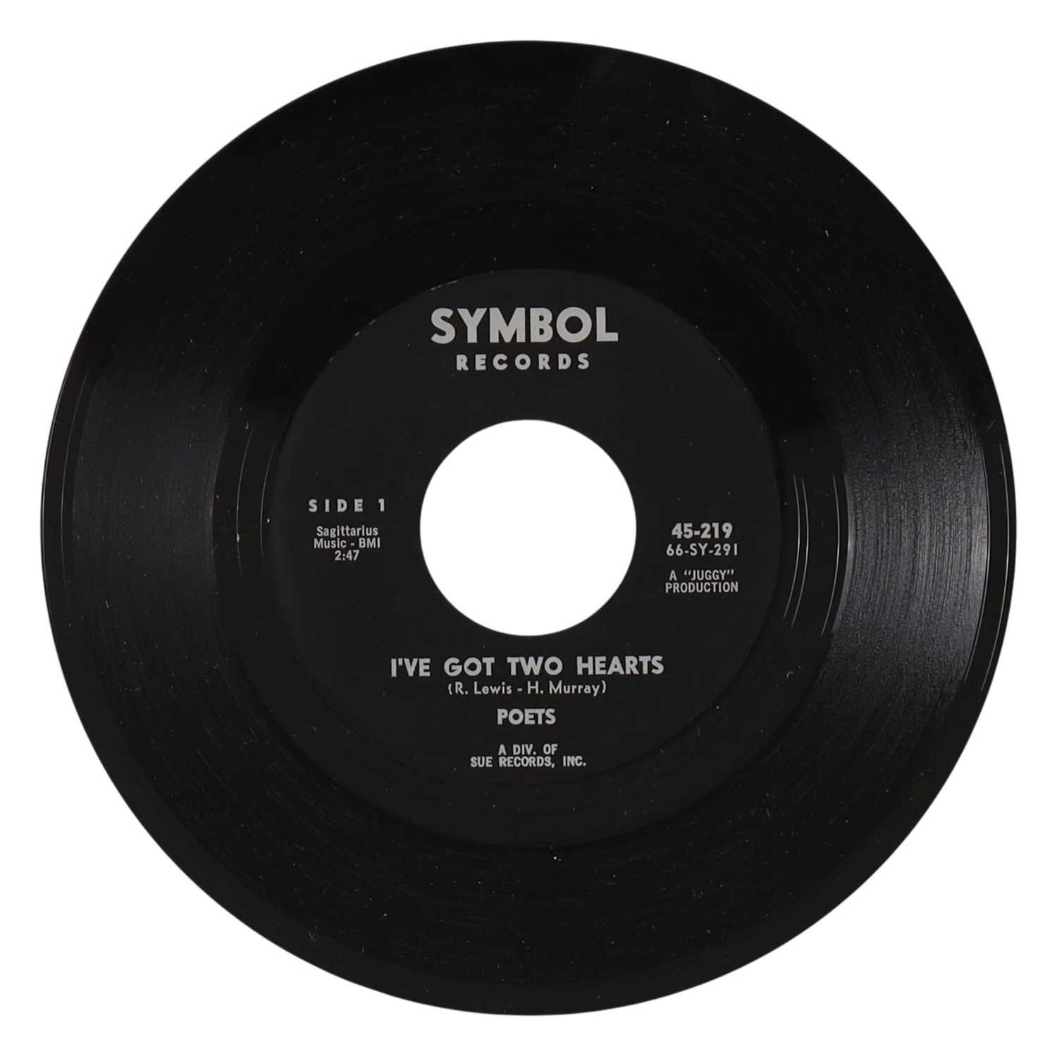 Lot 4 - POETS – I'VE GOT TWO HEARTS US SYMBOL RECORDS 7” (45-219)