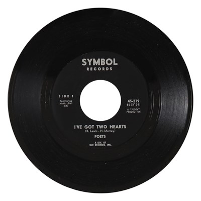 Lot 4 - POETS – I'VE GOT TWO HEARTS US SYMBOL RECORDS 7” (45-219)