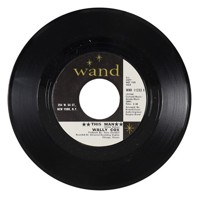 Lot 7 - WALLY COX – THIS MAN US WAND 7” DEMO (WND 11233)