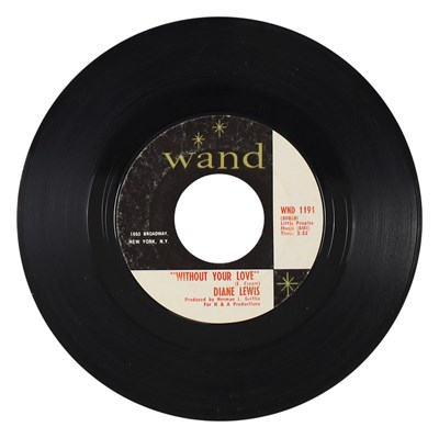 Lot 8 - DIANE LEWIS – WITHOUT YOUR LOVE US WAND 7” (WND 1191)