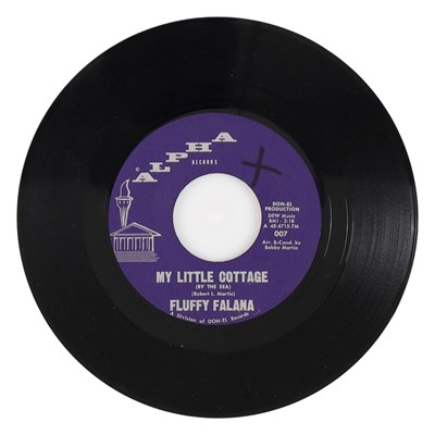 Lot 10 - FLUFFY FALANA – MY LITTLE COTTAGE C/W HANGOVER FROM LOVE US ALPHA RECORDS 7” (007)