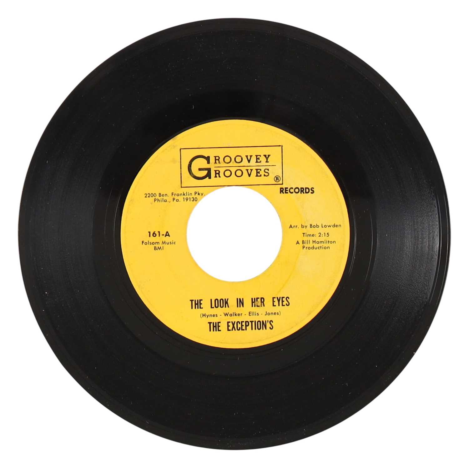 Lot 16 - THE EXCEPTION'S – THE LOOK IN HER EYES US GROOVEY GROOVES 7” (161)