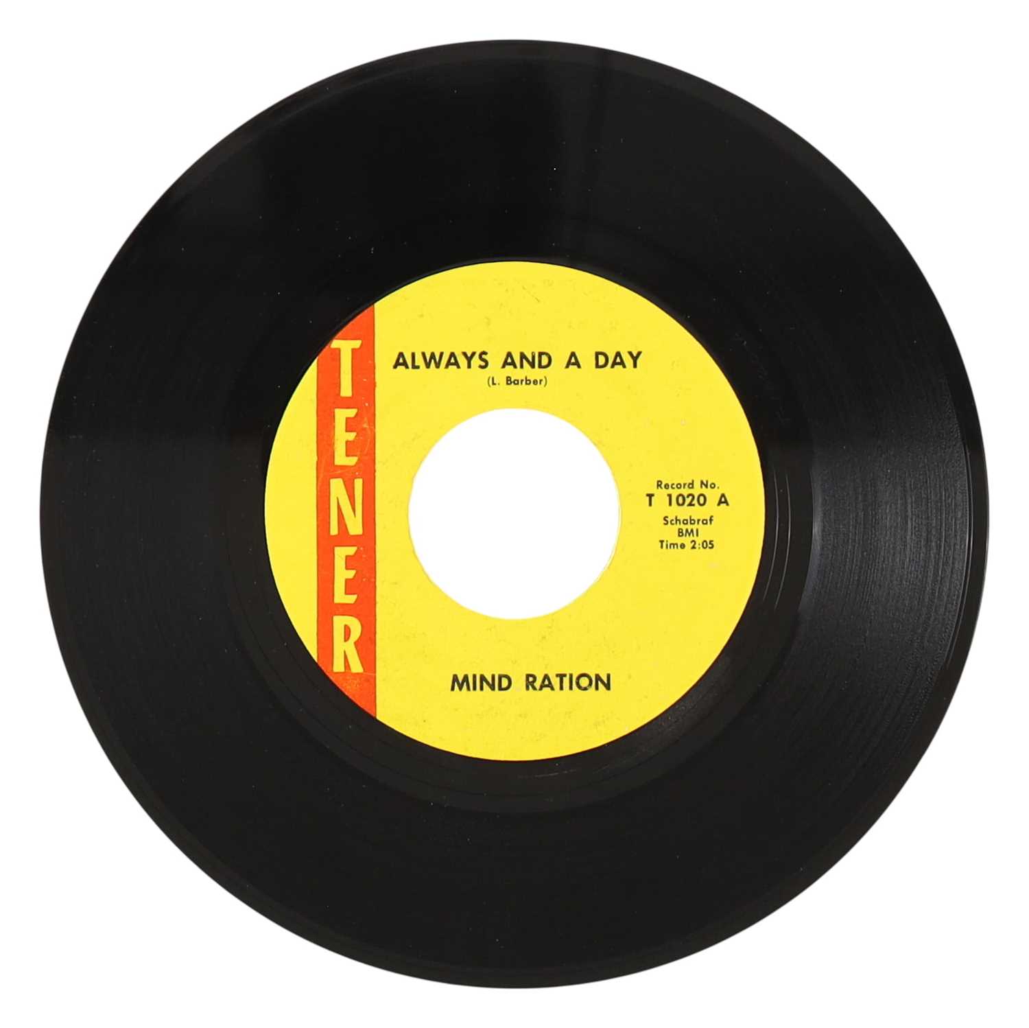 Lot 17 - MIND RATION – ALWAYS AND A DAY US TENER 7” (T 1020)