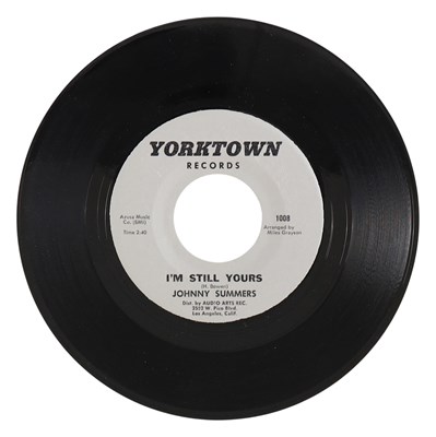 Lot 18 - JOHNNY SUMMERS – I'M STILL YOURS C/W PROVE IT TO ME US YORKTOWN RECORDS 7” (1007 / 1008)