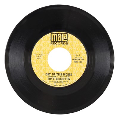 Lot 19 - TONY MIDDLETON – PARIS BLUES US MALA RECORDS 7” DEMO (544)