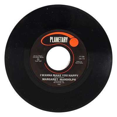 Lot 20 - MARGARET MANDOLPH – SOMETHING BEAUTIFUL US PLANETARY 7” (P-106)