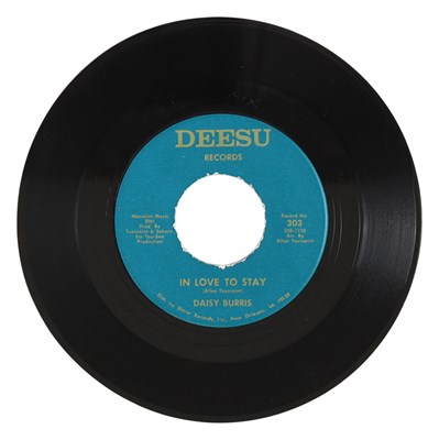 Lot 21 - DAISY BURRIS – FOUR STRONG WINDS US DEESU RECORDS 7” (303)