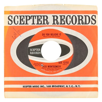 Lot 24 - JACK MONTGOMERY – MY DEAR BELOVED US SCEPTER RECORDS 7” (SCE 12152)