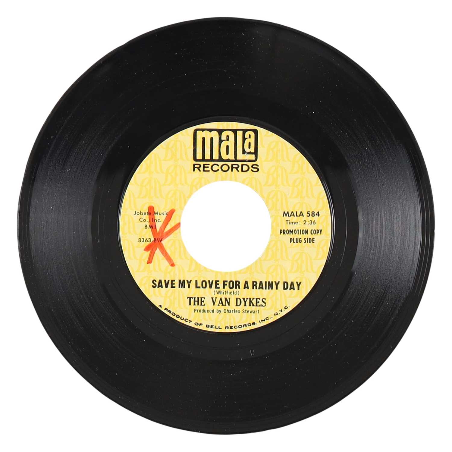 Lot 25 - THE VAN DYKES – SAVE MY LOVE FOR A RAINY DAY US MALA 7” DEMO (MALA 584)