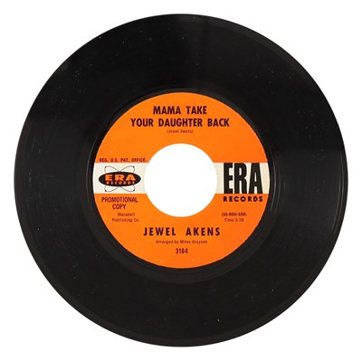 Lot 26 - JEWEL AKENS – MY FIRST LONELY NIGHT US ERA 7” DEMO (3164)