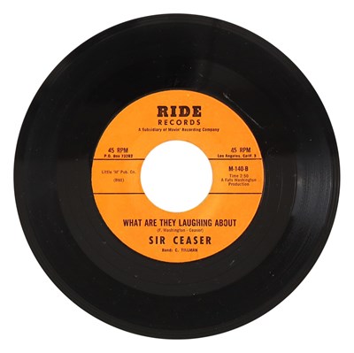 Lot 34 - SIR CEASER – SHOW ME THE TIME US RIDE RECORDS 7” DEMO (M-140)