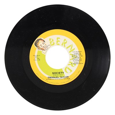 Lot 35 - EMANUEL TAYLOR – YOU REALLY GOT A HOLD ON ME C/W SOCIETY US BERNARD 7” (1-1-78)