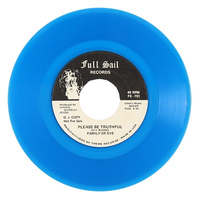 Lot 38 - FAMILY OF EVE – I WANT TO BE LOVED BY YOU US FULL SAIL 7” DEMO (FS-751)