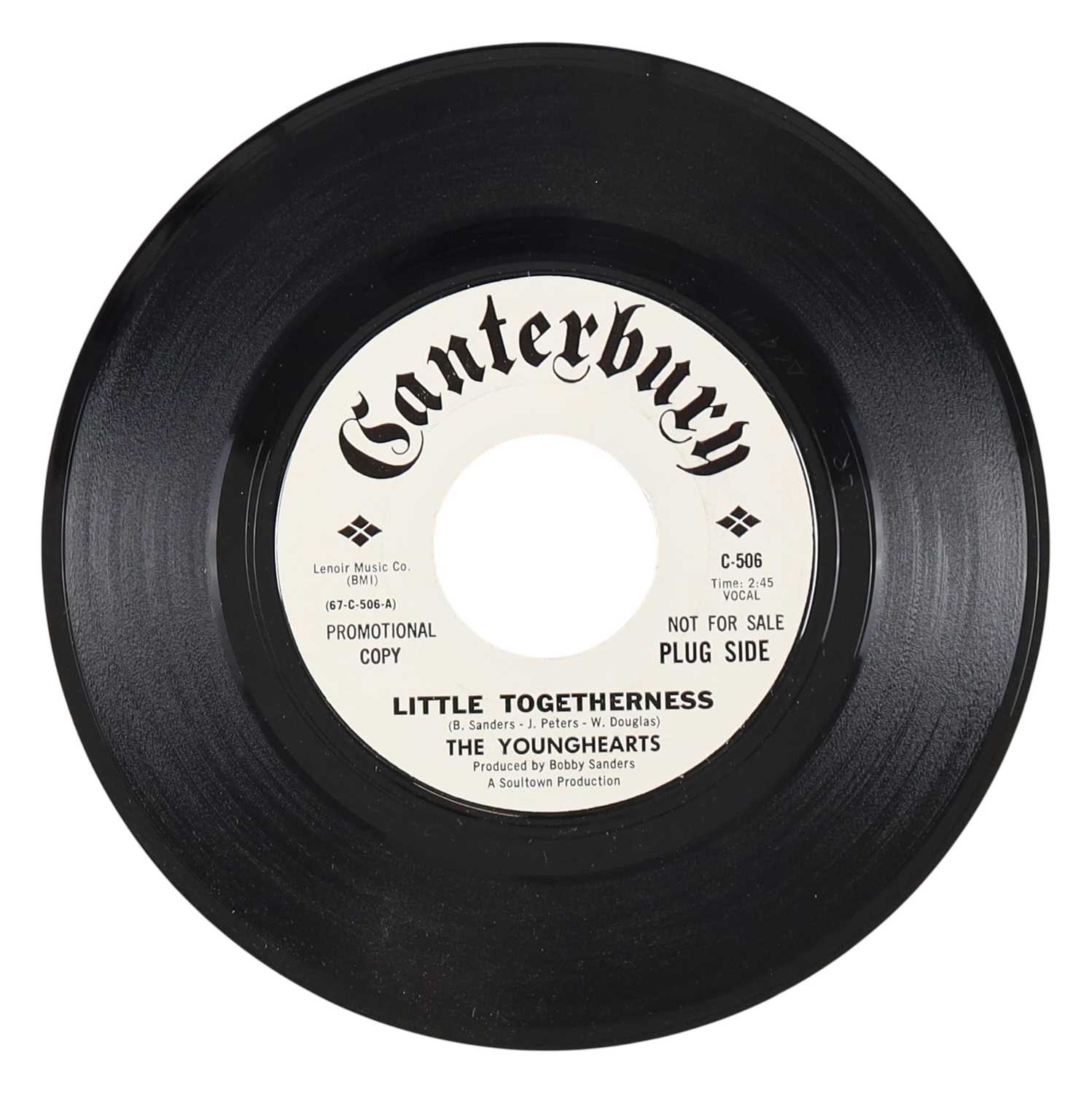 Lot 39 - THE YOUNGHEARTS – LITTLE TOGETHERNESS US CANTERBURY 7” DEMO (C-506)