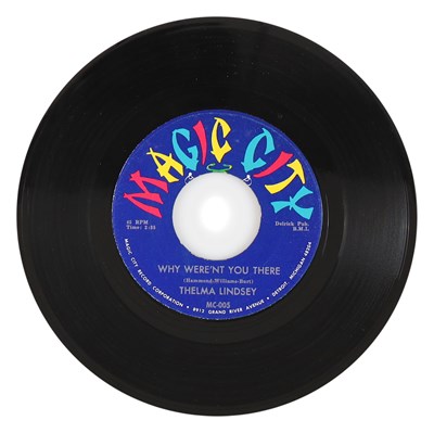 Lot 42 - THELMA LINDSEY – PREPARED TO LOVE YOU US MAGIC CITY 7” DEMO (MC-006 / MC-005)