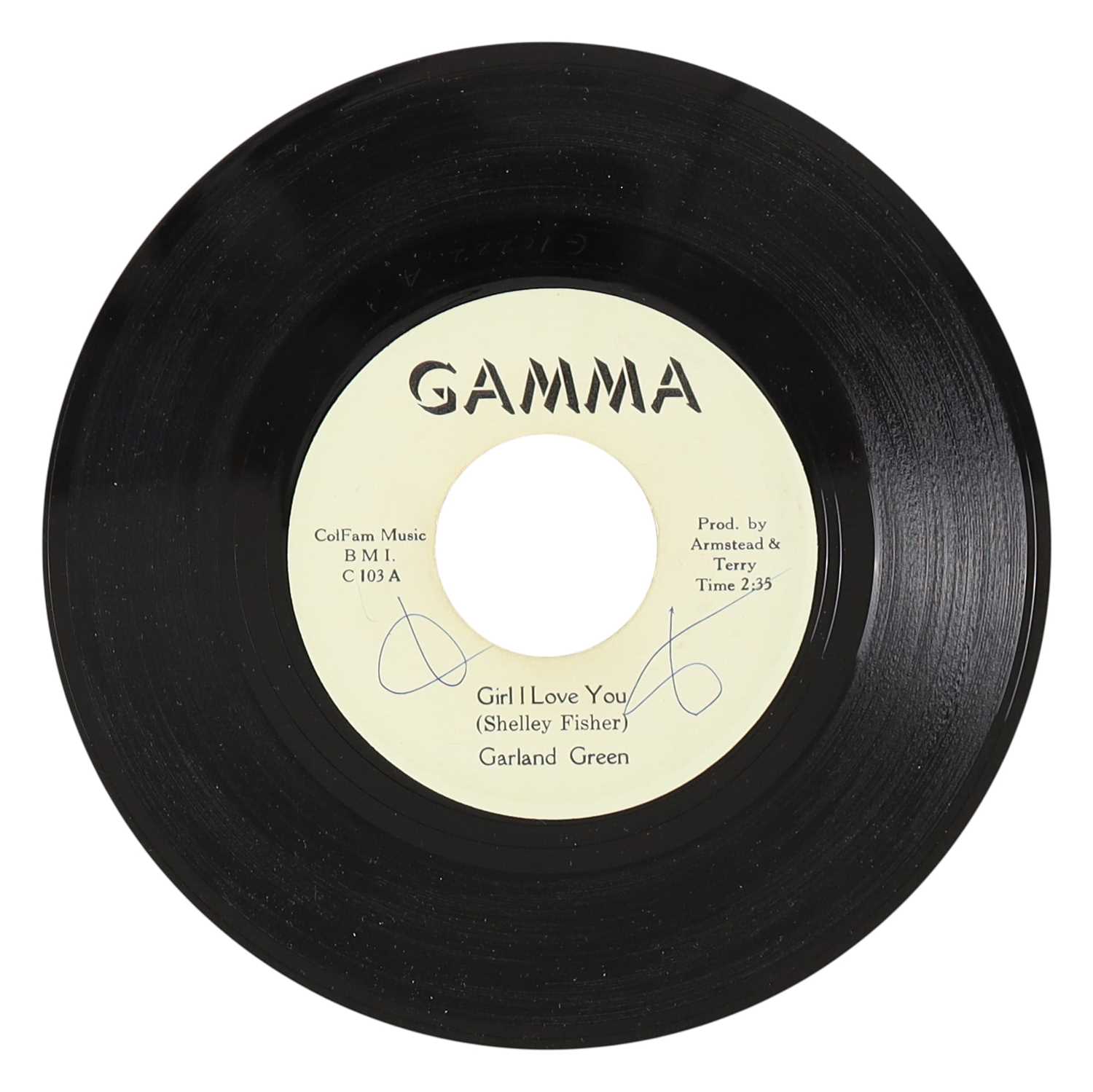 Lot 44 - GARLAND GREEN – GIRL I LOVE YOU US GAMMA 7” (C 103)