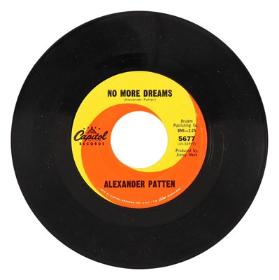 Lot 49 - ALEXANDER PATTEN – A L'IL LOVIN' SOMETIMES C/W NO MORE DREAMS US CAPITOL RECORDS 7” (5677)