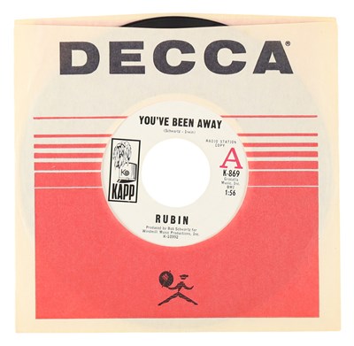 Lot 63 - RUBIN – YOU'VE BEEN AWAY US KAPP 7” (K-869)