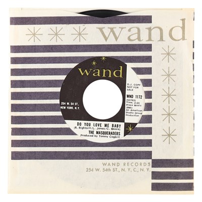 Lot 65 - THE MASQUERADERS – DO YOU LOVE ME BABY US WAND 7” DEMO (WND 1172)