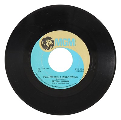Lot 150 - SPYDER TURNER – I'M ALIVE WITH A LOVIN' FEELING US MGM RECORDS 7” (K14263)