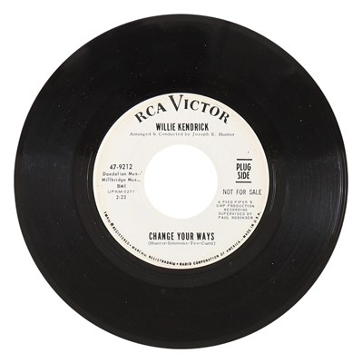 Lot 151 - WILLIE KENDRICK – CHANGE YOUR WAYS US RCA VICTOR 7” DEMO (47-9212)