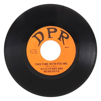 Lot 165 - NATE EVANS AND MEAN GREEN – THIS TIME WITH FEELING  DPR 7” (003)