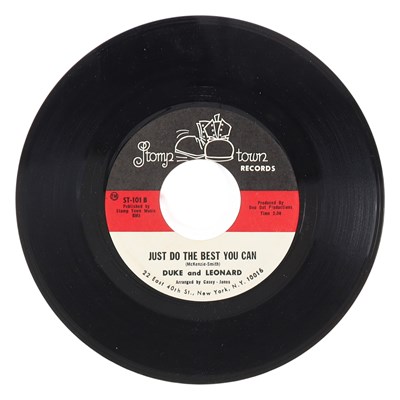 Lot 166 - DUKE AND LEONARD – JUST DO THE BEST YOU CAN C/W YOU'VE LOST YOUR SOUL US 7” (ST-101)