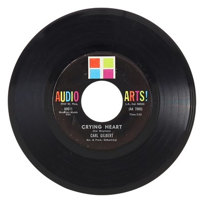 Lot 168 - CARL GILBERT – CRYING HEART US AUDIO ARTS! 7” (60011)