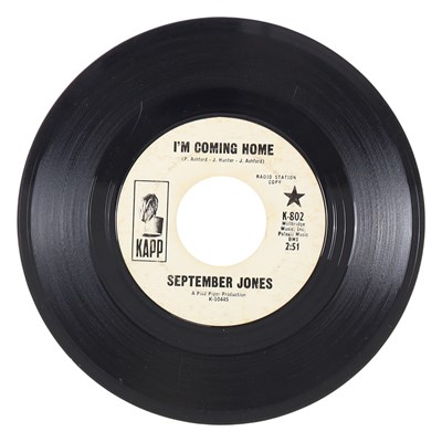 Lot 170 - SEPTEMBER JONES – I'M COMING HOME  KAPP 7” DEMO (K-802)