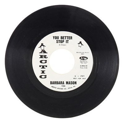 Lot 171 - BARBARA MASON – YOU BETTER STOP IT US ARCTHO 7” DEMO (154)