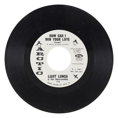 Lot 180 - LIGHT LUNCH & THE FREELOADERS – HOW CAN I WIN YOUR LOVE (VOCAL) US ARCTHQ 7” DEMO (113)