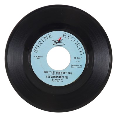 Lot 184 - LES CHANSONETTES – DON'T LET HIM HURT YOU C/W DEEPER US SHRINE RECORDS 7” (SR 114)
