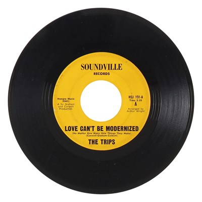 Lot 190 - THE TRIPS – LOVE CAN'T BE MODERNIZED US SOUNDVILLE 7” (HSJ-101)