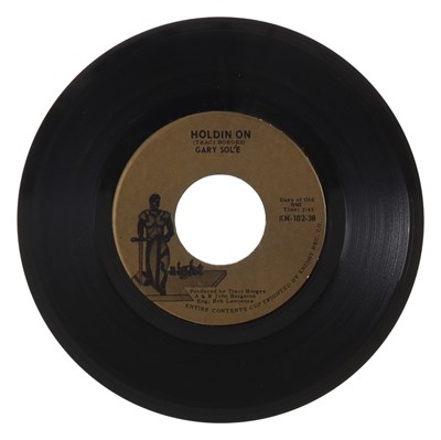Lot 192 - GARY SOLÉ – HOLDIN ON C/W SOUL LIGHT TOUCH US KNIGHT 7” (KN-102-37/KN-102-38)