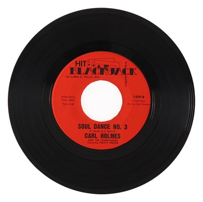 Lot 271 - CARL HOLMES AND THE COMMANDERS FEATURING PERVIS HERDER – SOUL DANCE NO.3 C/W CROSSIN' OVER 7” (1409)